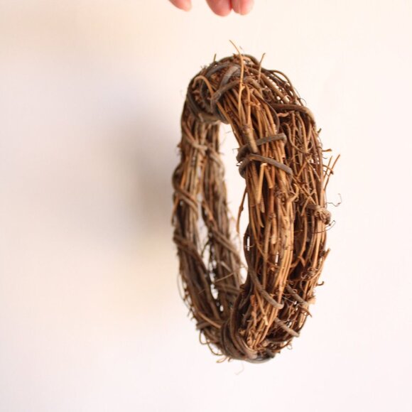 Grapevine Wreath, NOS, 6" Diameter, Single or Double, Natural Round Twig Look - Picture 8 of 10